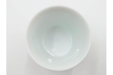 人間国宝　十三代　酒井田柿右衛門　染錦　柿文　優美な雰囲気が漂うぐい呑((R-084499)