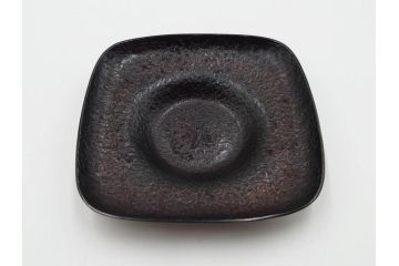 高橋重弘　総重量 約325g　和の味わいを感じる方容茶托5客セット(R-084503)
