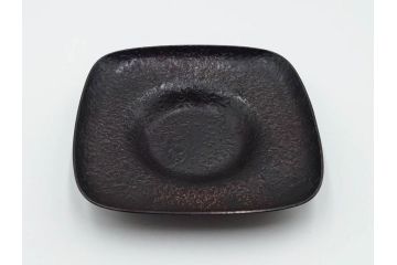 高橋重弘　総重量 約325g　和の味わいを感じる方容茶托5客セット(R-084503)