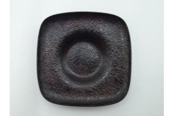 高橋重弘　総重量 約325g　和の味わいを感じる方容茶托5客セット(R-084503)