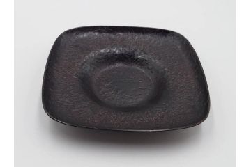 高橋重弘　総重量 約325g　和の味わいを感じる方容茶托5客セット(R-084503)