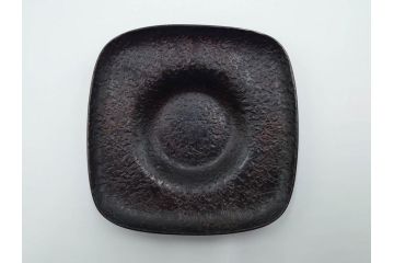 高橋重弘　総重量 約325g　和の味わいを感じる方容茶托5客セット(R-084503)