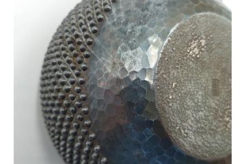 純銀　玉霰　重量 約216g　匠の技が光る急須(銀瓶、横手、煎茶、水注、茶道具、茶器、水差、水指)(R-084504)