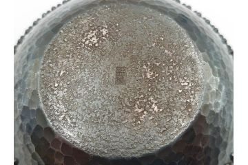 純銀　玉霰　重量 約216g　匠の技が光る急須(銀瓶、横手、煎茶、水注、茶道具、茶器、水差、水指)(R-084504)