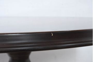中古　飛騨産業　穂高シリーズ　キツツキマーク　洗練された佇まいが魅力的な丸テーブル(ダイニングテーブル、2人掛け、2人用、カフェテーブル、ラウンドテーブル)(R-084508)