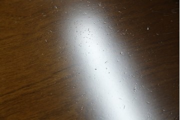 中古　飛騨産業　穂高シリーズ　キツツキマーク　洗練された佇まいが魅力的な丸テーブル　(R-084508)