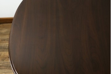 新古　未使用展示品　美品　住宅展示場展示品　ETHAN ALLEN(イーセンアーレン)　猫脚がおしゃれなエクステンションテーブル　(R-084510)