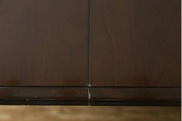 新古　未使用展示品　美品　住宅展示場展示品　ETHAN ALLEN(イーセンアーレン)　猫脚がおしゃれなエクステンションテーブル　(R-084510)