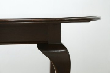 新古　未使用展示品　美品　住宅展示場展示品　ETHAN ALLEN(イーセンアーレン)　猫脚がおしゃれなエクステンションテーブル　(R-084510)