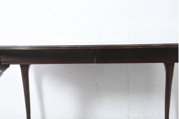 中古　美品　住宅展示場展示品　ETHAN ALLEN(イーセンアーレン)　猫脚がおしゃれなエクステンションテーブル(ドローリーフテーブル、4人掛けダイニングテーブル、6人掛け)(R-084510)