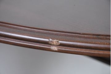 中古　美品　住宅展示場展示品　ETHAN ALLEN(イーセンアーレン)　猫脚がおしゃれなエクステンションテーブル(ドローリーフテーブル、4人掛けダイニングテーブル、6人掛け)(R-084510)