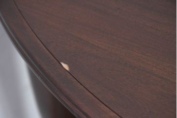 中古　美品　住宅展示場展示品　ETHAN ALLEN(イーセンアーレン)　猫脚がおしゃれなエクステンションテーブル(ドローリーフテーブル、4人掛けダイニングテーブル、6人掛け)(R-084510)