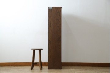 中古　美品　岩谷堂箪笥　希少サイズ!!　力強い杢目と立派な金具が存在感を放つ7段立たんす(縦型、和タンス、整理箪笥、収納箪笥、サイドチェスト)(R-084515)