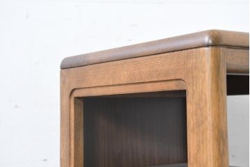中古　美品　カリモク家具(karimoku)　洗練されたデザインが上品な5段シューズラック(収納棚、玄関収納、靴棚、スリッパラック)(R-084518)
