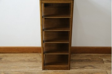 中古　美品　カリモク家具(karimoku)　洗練されたデザインが上品な5段シューズラック　(R-084518)