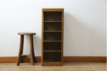 中古　美品　カリモク家具(karimoku)　洗練されたデザインが上品な5段シューズラック　(R-084518)