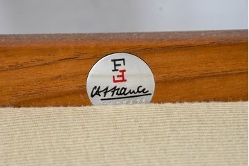 デンマークビンテージ　France&Son(フランス&サン)　Grete Jalk(グレーテ・ヤルク)デザイン　Model.118　チーク材　3人掛けソファ　(R-084523)