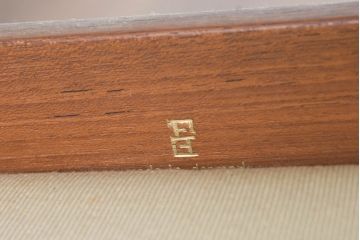デンマークビンテージ　France&Son(フランス&サン)　Grete Jalk(グレーテ・ヤルク)デザイン　Model.118　チーク材　3人掛けソファ　(R-084523)