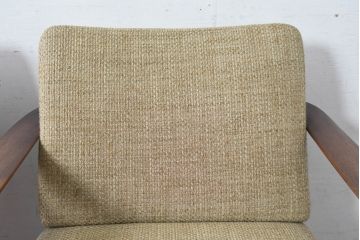 デンマークビンテージ　France&Son(フランス&サン)　Grete Jalk(グレーテ・ヤルク)デザイン　チーク材　1人掛けソファ2脚セット　(R-084524)