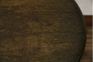 中古　横浜クラシック家具　ノックオンウッド(knockonwood)　Hand Made　重厚感のあるスツール　(R-084528)