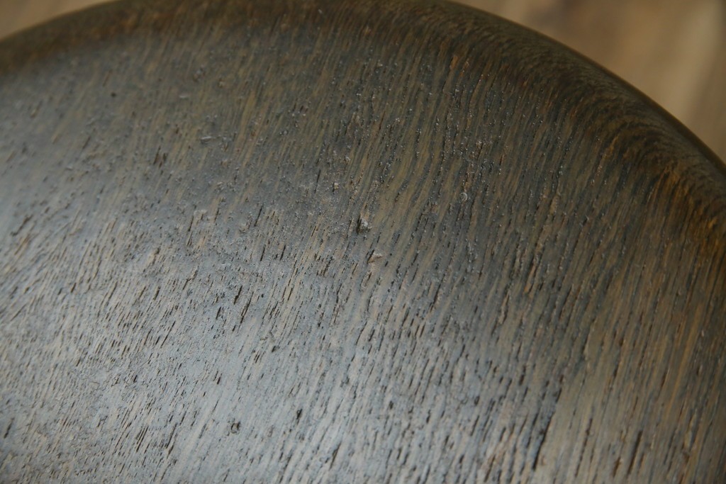 中古　横浜クラシック家具　ノックオンウッド(knockonwood)　Hand Made　重厚感のあるスツール　(R-084528)