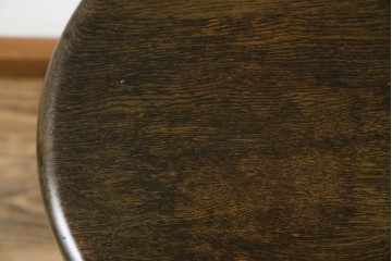 中古　横浜クラシック家具　ノックオンウッド(knockonwood)　Hand Made　重厚感のあるスツール　(R-084528)