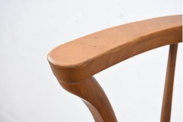 中古　飛騨産業　キツツキ　クラシカルで上品な雰囲気が魅力のウィンザーベンチ(ウィンザーチェア、板座チェア、長イス、長椅子、木製ベンチ、2人掛けベンチ)(R-084541)