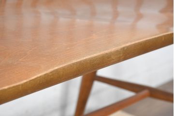 中古　飛騨産業　キツツキ　クラシカルで上品な雰囲気が魅力のウィンザーベンチ(ウィンザーチェア、板座チェア、長イス、長椅子、木製ベンチ、2人掛けベンチ)(R-084541)