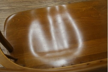 中古　飛騨産業　キツツキ　クラシカルで上品な雰囲気が魅力のウィンザーベンチ　(R-084541)