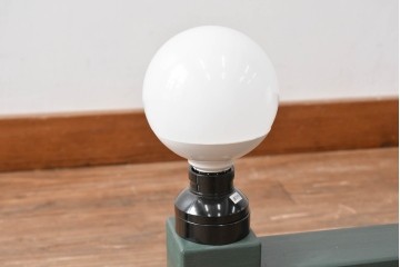 中古　特大1メートル超　希少!!　作家物!!　ステンドグラス芸術家　伊藤誠二　大作!!重厚な存在感と繊細な色彩美を兼ね備えた大型アートオブジェのフロア照明　定価約300万円　(R-084542)