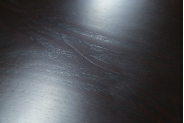 中古　美品!!　栗材　和モダン空間を彩る格子デザインの水屋箪笥　(R-084560)