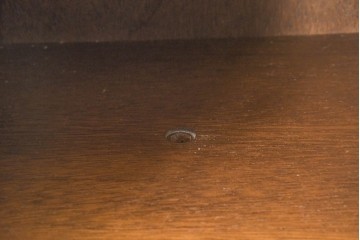 中古　美品　民芸家具　和光　ナラ材　落ち着いた佇まいが魅力的な水屋箪笥　(R-084580)