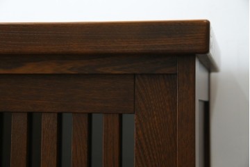 中古　美品　民芸家具　和光　ナラ材　落ち着いた佇まいが魅力的な水屋箪笥サイドキャビネット　(R-084581)