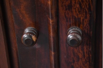 《天板取り付け加工費込み》　中古　九州民芸家具　洗練された和モダンな雰囲気を漂わせるサイドボード　(R-084586)