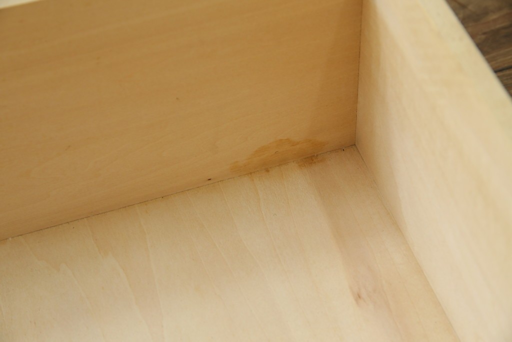 中古　美品　北海道民芸家具　シンプルながら細部までこだわり抜かれた作りが魅力のライティングビューロー　(R-084593)