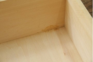 中古　美品　北海道民芸家具　シンプルながら細部までこだわり抜かれた作りが魅力のライティングビューロー　(R-084593)