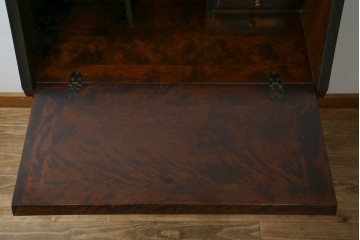 中古　美品　北海道民芸家具　シンプルながら細部までこだわり抜かれた作りが魅力のライティングビューロー　(R-084593)