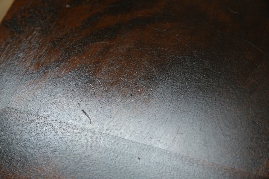 中古　美品　北海道民芸家具　シンプルながら細部までこだわり抜かれた作りが魅力のライティングビューロー　(R-084593)