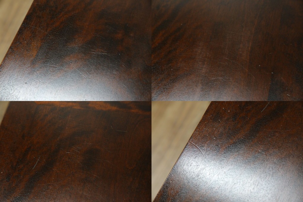 中古　美品　北海道民芸家具　シンプルながら細部までこだわり抜かれた作りが魅力のライティングビューロー　(R-084593)