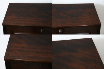 中古　美品　北海道民芸家具　シンプルながら細部までこだわり抜かれた作りが魅力のライティングビューロー　(R-084593)