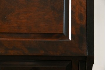 中古　美品　北海道民芸家具　シンプルながら細部までこだわり抜かれた作りが魅力のライティングビューロー　(R-084593)