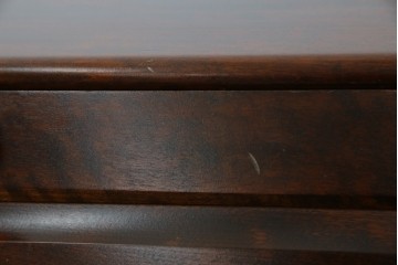 中古　美品　北海道民芸家具　シンプルながら細部までこだわり抜かれた作りが魅力のライティングビューロー　(R-084593)