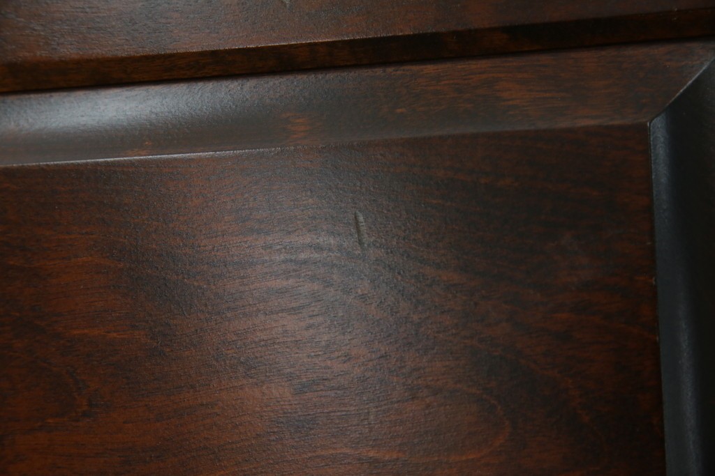 中古　美品　北海道民芸家具　シンプルながら細部までこだわり抜かれた作りが魅力のライティングビューロー　(R-084593)