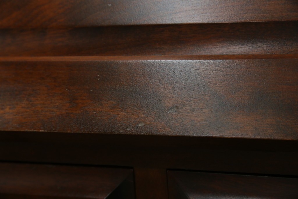 中古　美品　北海道民芸家具　シンプルながら細部までこだわり抜かれた作りが魅力のライティングビューロー　(R-084593)