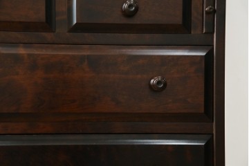 中古　美品　北海道民芸家具　シンプルながら細部までこだわり抜かれた作りが魅力のライティングビューロー　(R-084593)