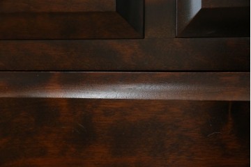 中古　美品　北海道民芸家具　シンプルながら細部までこだわり抜かれた作りが魅力のライティングビューロー　(R-084593)