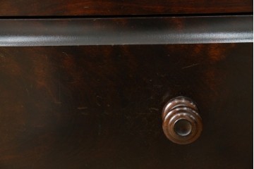 中古　美品　北海道民芸家具　シンプルながら細部までこだわり抜かれた作りが魅力のライティングビューロー　(R-084593)