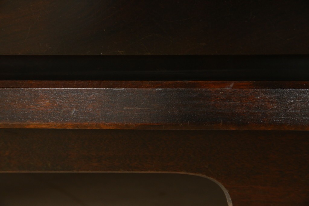 中古　美品　北海道民芸家具　シンプルながら細部までこだわり抜かれた作りが魅力のライティングビューロー　(R-084593)