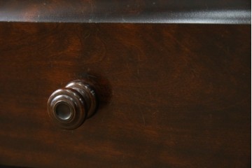 中古　美品　北海道民芸家具　シンプルながら細部までこだわり抜かれた作りが魅力のライティングビューロー　(R-084593)