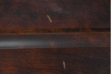 中古　美品　北海道民芸家具　シンプルながら細部までこだわり抜かれた作りが魅力のライティングビューロー(ワークデスク、簿記机、在宅ワーク、在宅用、引き出し、店舗什器)(R-084593)
